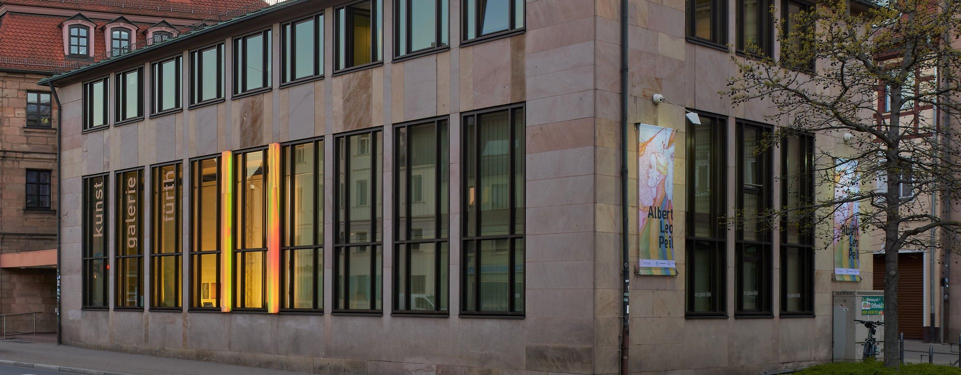 Außenansicht der kunst.galerie.fürth